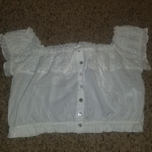 White Crop Top